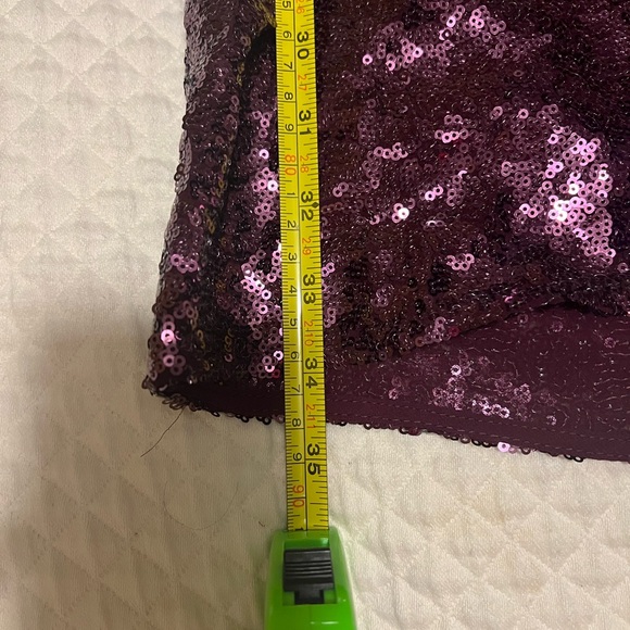 Anthropologie Lisabette Sequined Mini Dress - Purple. Cocktail-NWT-Brand New - Picture 8 of 8
